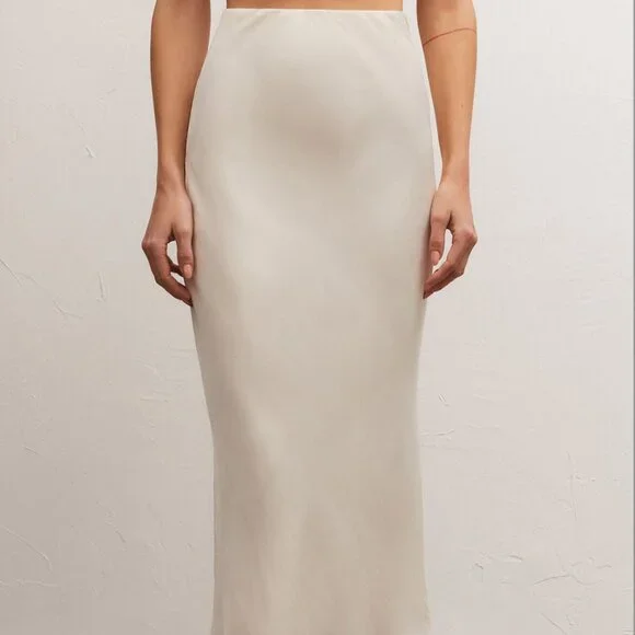 Z Supply Red and Cream Midi Skirts - Picture 2 of 2